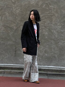 「ROBES&CONFECTIONS（ローブスコンフェクションズ）のアイテム（ジャケット/アウター）」を使った、山崎慶太朗　GARDEN渋谷さん（メンズ・171cm）の冬コーディネート
