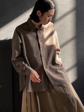「LEH（レー）のアイテム（パンツ）」を使った、山崎慶太朗　GARDEN渋谷さん（メンズ・171cm）の秋コーディネート