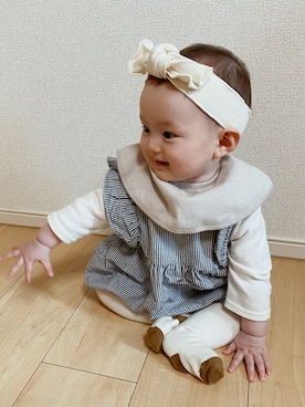 「babyGAP（babyGAP）のアイテム（トップス）」を使った、hii taiさん（キッズ・70cm）の春コーディネート