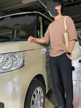 「MoonStar（ムーンスター）のMOONSTAR/810s/ムーンスター/エイトテンス KITCHE/キッチェ（スニーカー）」を使った、丸顔夫婦の2人的生活さん（メンズ・165cm）の夏コーディネート