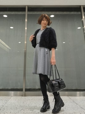 林川未来♂さん(レディース・172cm)の春コーディネート