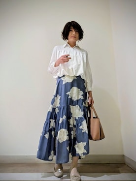 「CPCM（シーピーシーエム）のアイテム」を使った、林川未来♂さん（レディース・172cm）の春コーディネート