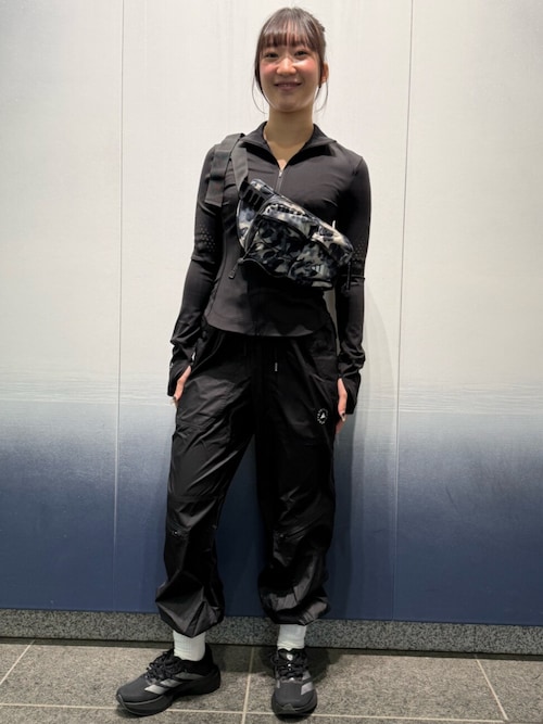 adidas by Stella McCartney パンツ ジップ トラックパンツ