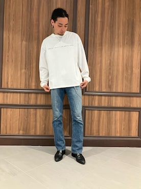 「A4A（エーフォーエー）のアイテム」を使った、ASAHIさん（メンズ・175cm）の春コーディネート