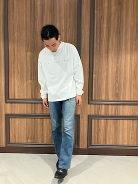 「A4A（エーフォーエー）のアイテム」を使った、ASAHIさん（メンズ・175cm）の春コーディネート