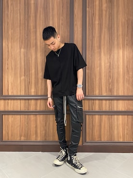 「DANKE SCHON（ダンケシェーン）のアイテム（パンツ）」を使った、ASAHIさん（メンズ・175cm）の夏コーディネート