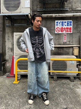 「DANKE SCHON（ダンケシェーン）のアイテム」を使った、ASAHIさん（メンズ・175cm）の夏コーディネート