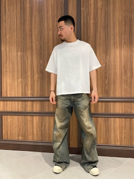 「A4A（エーフォーエー）のアイテム」を使った、ASAHIさん（メンズ・175cm）の夏コーディネート