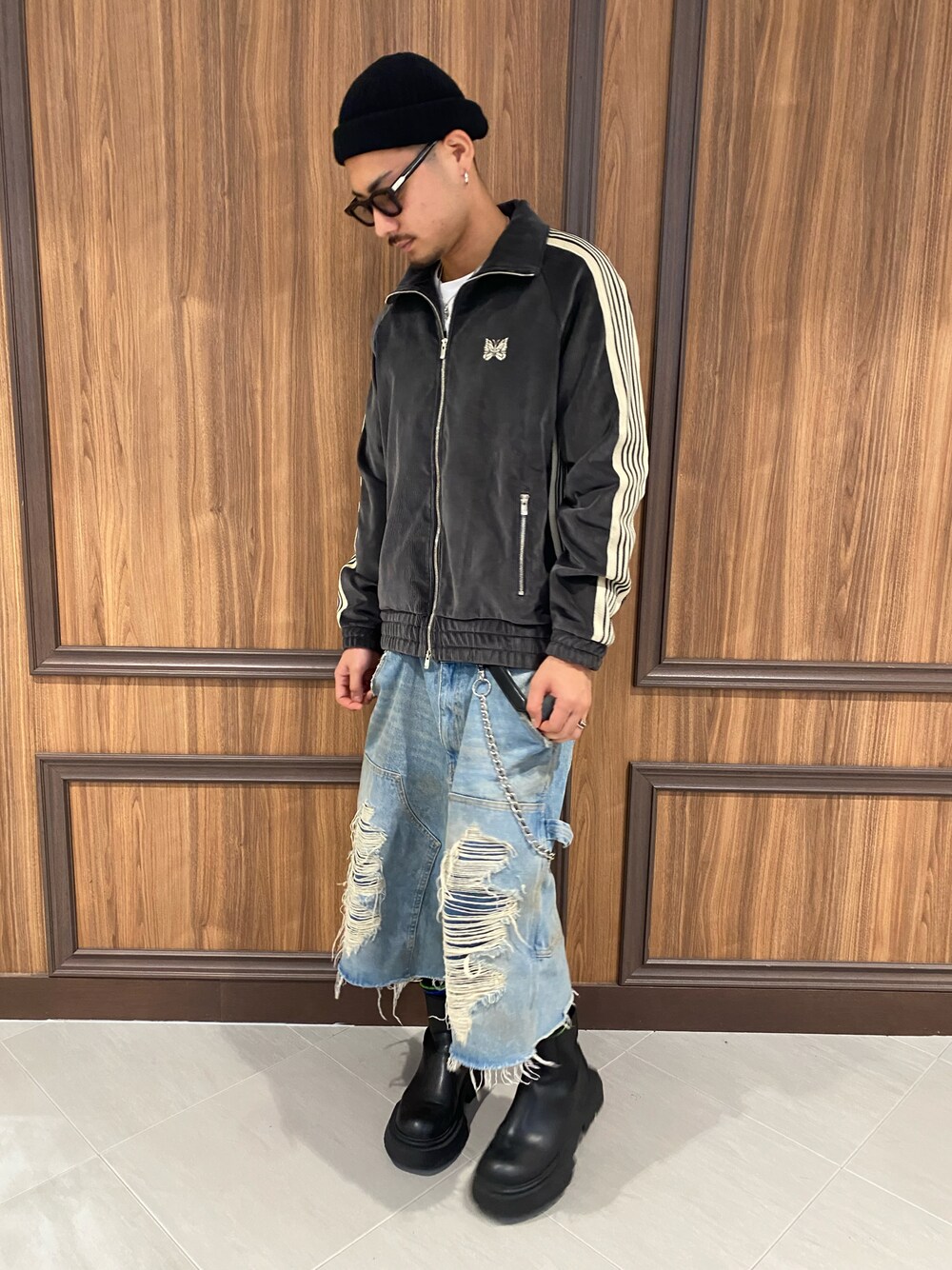 Needles x HIDDEN Ny ジャージサイズL Needlesのジャージを使った人気ファッションコーディネート（ユーザー