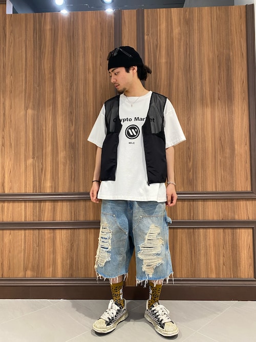 tシャツ WHITELAND/ホワイトランド/CRYPTO MARKET TEE レディース メンズ WHITELAND/ホワイトランド/CRYPTO MARKET TEE（Tシャツ