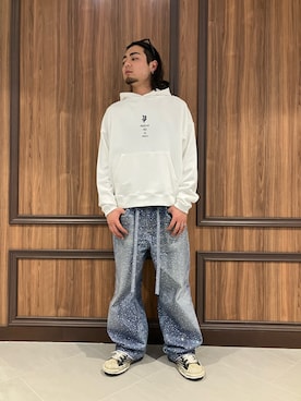 「A4A（エーフォーエー）のアイテム」を使った、ASAHIさん（メンズ・175cm）の春コーディネート