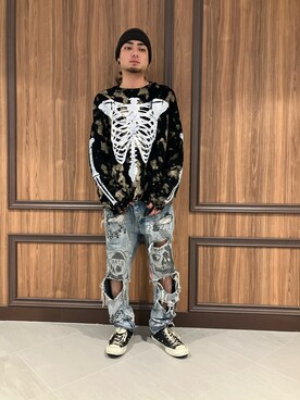 ASAHIさん（メンズ・175cm・10代）の冬コーディネート