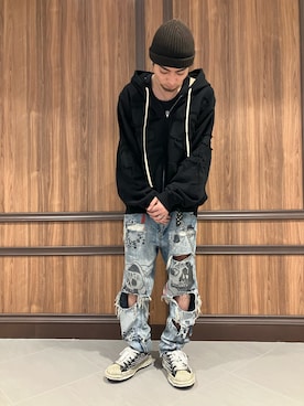 ASAHIさん（メンズ・175cm・10代）の冬コーディネート