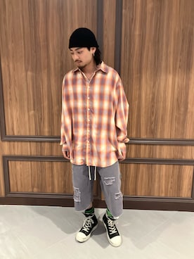 「DANKE SCHON（ダンケシェーン）のアイテム」を使った、ASAHIさん（メンズ・175cm）の春コーディネート