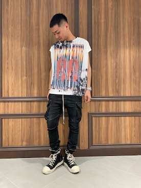 「アイテム（タンクトップ）」を使った、ASAHIさん（メンズ・175cm・20代）の夏コーディネート