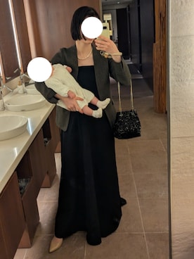 「アイテム（ワンピース/ドレス）」を使った、ぴっぴさん（レディース・155cm）の秋コーディネート