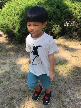 「JIPPON（ジポン）のアイテム」を使った、toooomaさん（キッズ・90cm）の秋コーディネート