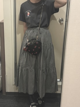 「アイテム（ローファー）」を使った、🍒𓈒𓏸さん（レディース・153cm・30代）の夏コーディネート