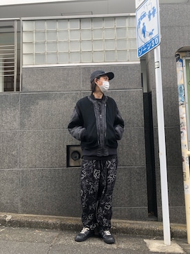 「UNDERCOVER（アンダーカバー）のアイテム（ジャケット/アウター）」を使った、サトウ コウタさん（メンズ・179cm）の秋コーディネート