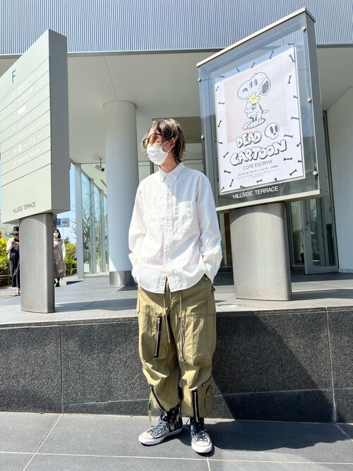 サトウ コウタ Royal Flash 代官山店 Takahiromiyashitathesoloist のカーゴパンツを使ったコーディネート Wear サトウ コウタ Royal Flash 代官山店 Takahiromiyashitathesoloist のカーゴパンツを使ったコーディネート Wear