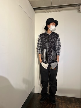 「UNDERCOVER（アンダーカバー）のアイテム」を使った、サトウ コウタさん（メンズ・179cm）の冬コーディネート