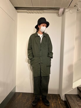 「ISAMU KATAYAMA BACKLASH（イサムカタヤマバックラッシュ）のアイテム（トップス）」を使った、サトウ コウタさん（メンズ・179cm）の冬コーディネート