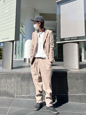 「ROBES&CONFECTIONS（ローブスコンフェクションズ）のアイテム（ジャケット/アウター）」を使った、サトウ コウタさん（メンズ・179cm）の冬コーディネート