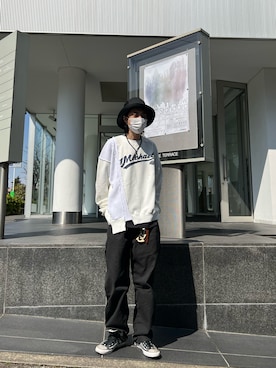 「UNDERCOVER（アンダーカバー）のアイテム」を使った、サトウ コウタさん（メンズ・179cm）の春コーディネート
