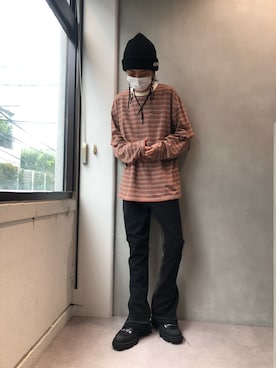 「FACCIES（ファチーズ）のアイテム」を使った、サトウ コウタさん（メンズ・179cm）の秋コーディネート