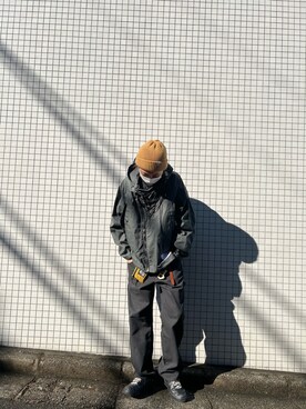 「MIHARAYASUHIRO（ミハラヤスヒロ）のアイテム（ジャケット/アウター）」を使った、サトウ コウタさん（メンズ・179cm）の冬コーディネート