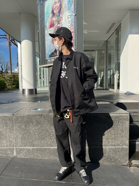 「UNDERCOVER（アンダーカバー）のアイテム」を使った、サトウ コウタさん（メンズ・179cm）の冬コーディネート
