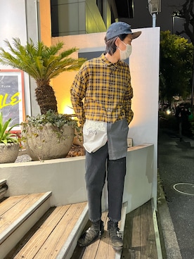 「UNDERCOVER（アンダーカバー）のアイテム」を使った、サトウ コウタさん（メンズ・179cm）の冬コーディネート