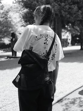 「Engineered Garments（エンジニアードガーメンツ）のアイテム」を使った、yu1978さん（レディース・162cm）の夏コーディネート