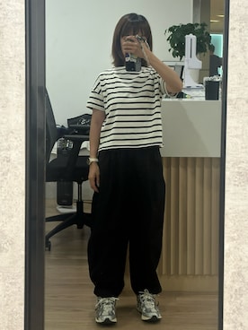 「MUJI Labo（ムジラボ）のアイテム」を使った、mini.meさん（レディース・150cm）の夏コーディネート