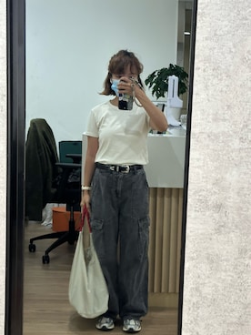 「MUJI Labo（ムジラボ）のアイテム」を使った、mini.meさん（レディース・150cm）の秋コーディネート