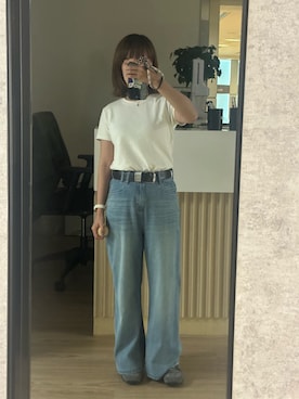 「MUJI Labo（ムジラボ）のアイテム」を使った、mini.meさん（レディース・150cm）の夏コーディネート