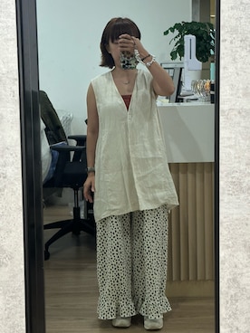 「MUJI Labo（ムジラボ）のアイテム」を使った、mini.meさん（レディース・150cm）の秋コーディネート