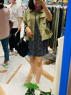 「eight sixty（エイト・シックスティ）のアイテム」を使った、mini.meさん（レディース・150cm）の夏コーディネート