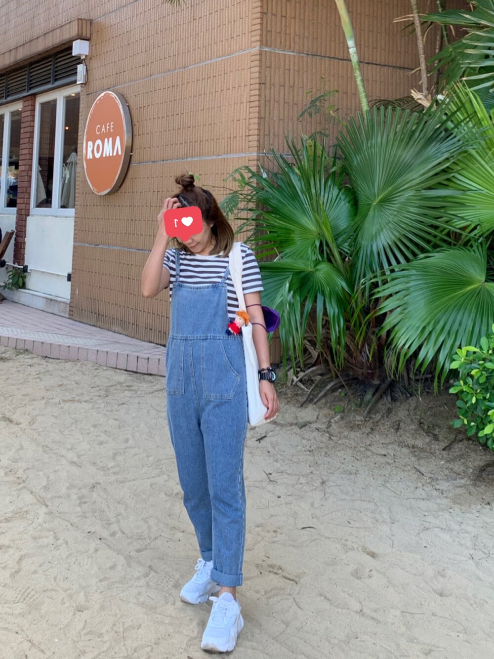 「MUJI Laboのアイテム（シャツ/ブラウス、ホワイト系）」を使った、mini.meさん（レディース・150cm）の秋コーディネートの1枚目の写真
