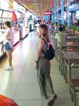 「DOUGHNUT（ドーナッツ）のアイテム」を使った、mini.meさん（レディース・150cm）の秋コーディネート