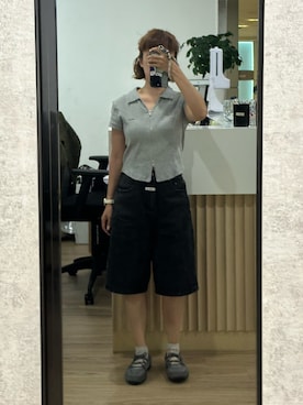 「MARITHE + FRANCOIS GIRBAUD（マリテフランソワジルボー）のアイテム」を使った、mini.meさん（レディース・150cm）の夏コーディネート