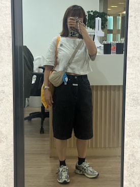 「PAZZO（パッゾ）のアイテム」を使った、mini.meさん（レディース・150cm）の春コーディネート