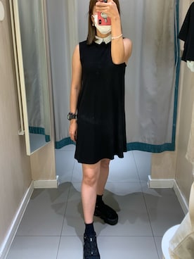 「PULL&BEAR（プルアンドベア）のアイテム（ワンピース/ドレス）」を使った、mini.meさん（レディース・150cm）の秋コーディネート