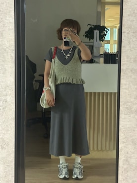 「MUJI Labo（ムジラボ）のアイテム」を使った、mini.meさん（レディース・150cm）の秋コーディネート