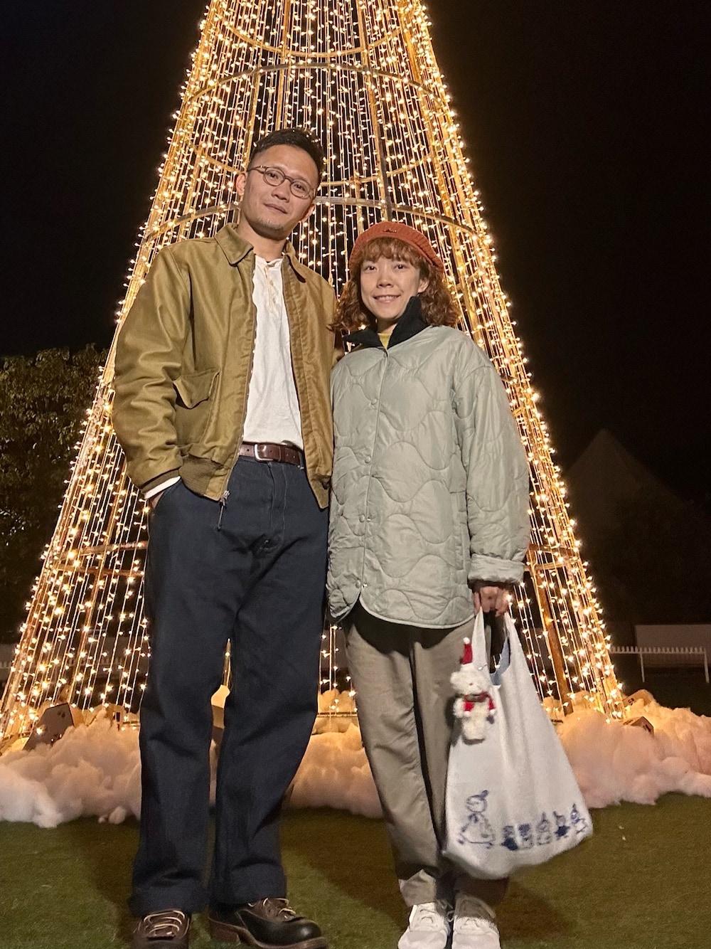 「per unaのアイテム（ジャケット/アウター、グリーン系）」を使った、mini.meさん（レディース・150cm）の春コーディネートの1枚目の写真