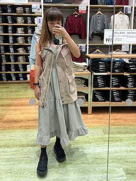 「maccheronian（マカロニアン）のアイテム」を使った、mini.meさん（レディース・150cm）の秋コーディネート