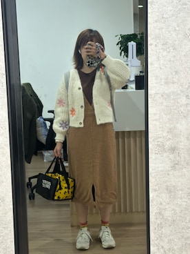 「アイテム（パンプス）」を使った、mini.meさん（レディース・150cm）の冬コーディネート