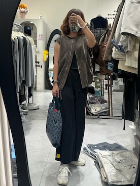 「MUJI Labo（ムジラボ）のアイテム」を使った、mini.meさん（レディース・150cm）の秋コーディネート