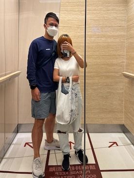 「アイテム（パンプス）」を使った、mini.meさん（レディース・150cm）の秋コーディネート