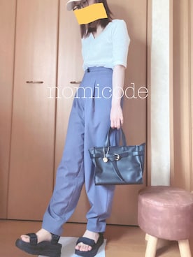 「T・S・L（ティーエスエル）のアイテム」を使った、𝚗𝚘𝚖𝚒さん（レディース・152cm）の夏コーディネート
